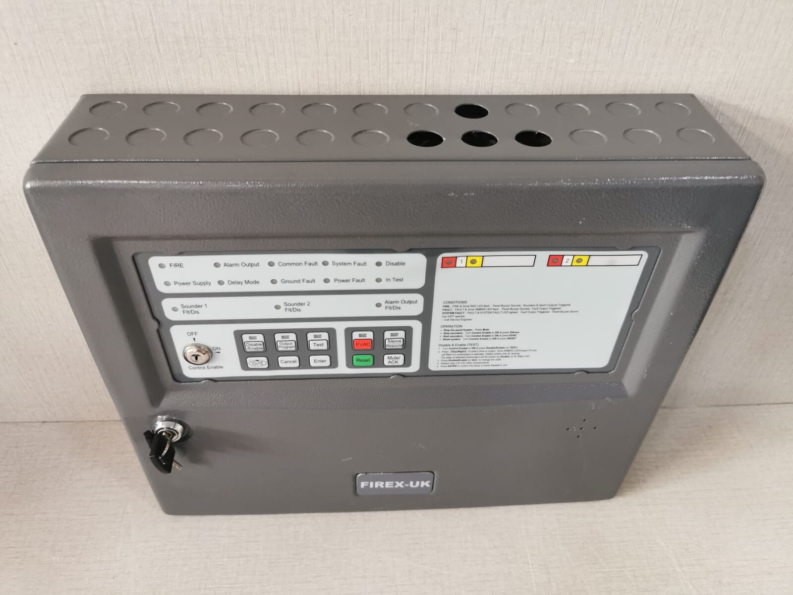 FIREX-UK FX102A FIREX-UK FX102A Conventional Fire Alarm Control Panel 6