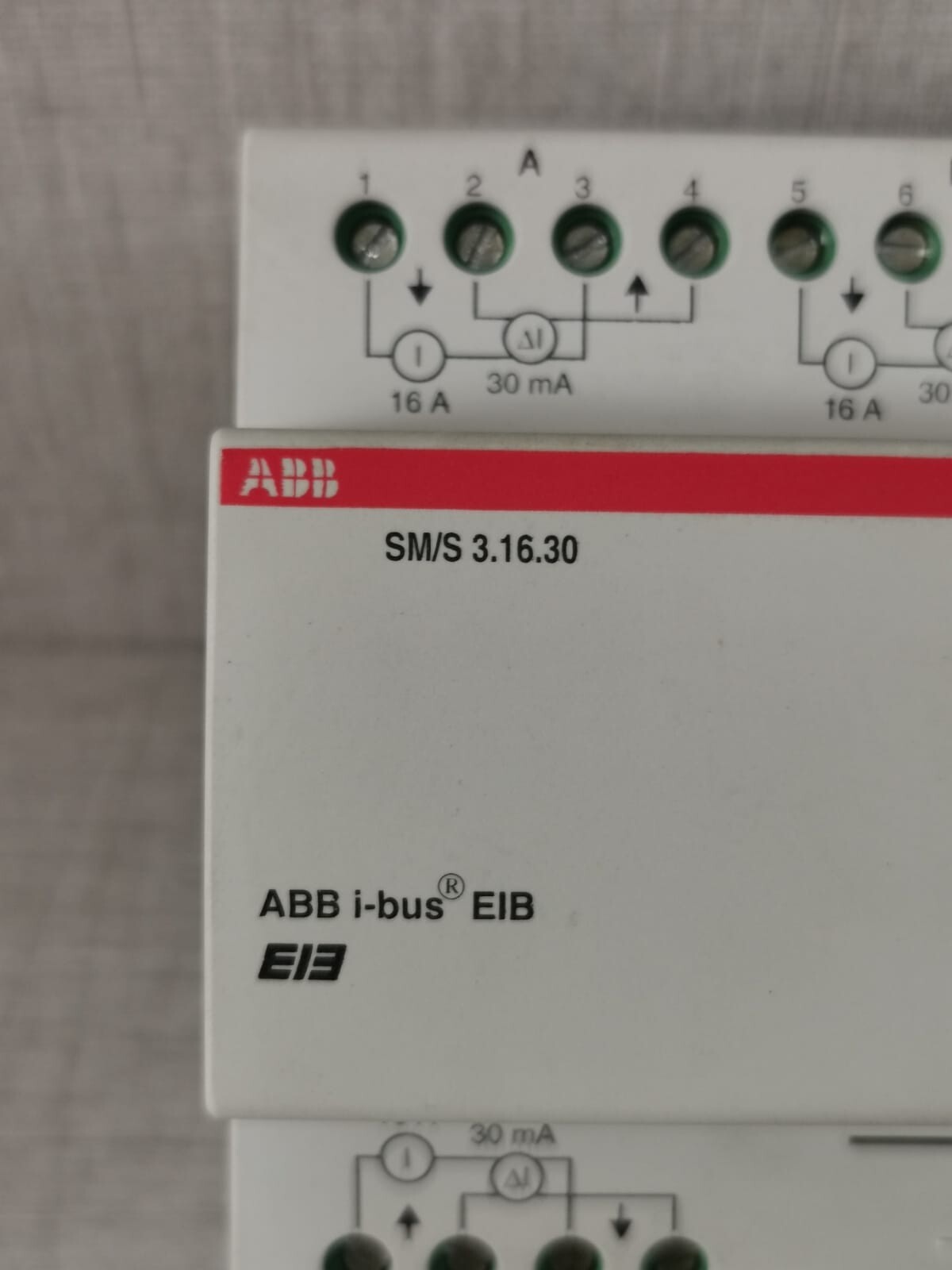 ABB GH Q631 OO34 R0111 ABB i-BUS EIB SM/S 3.16.3O GH Q631 OO34 R0111 CURRENT MODULE 16A O,O3A 3