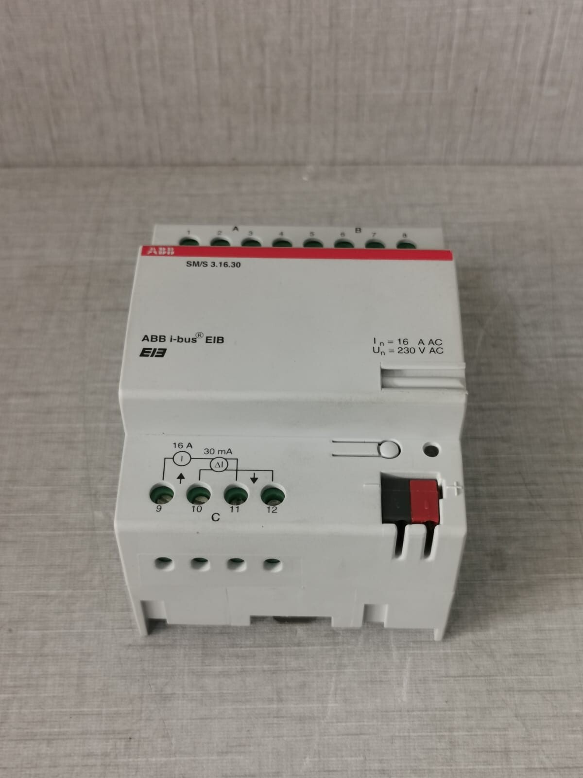 ABB GH Q631 OO34 R0111 ABB i-BUS EIB SM/S 3.16.3O GH Q631 OO34 R0111 CURRENT MODULE 16A O,O3A 6
