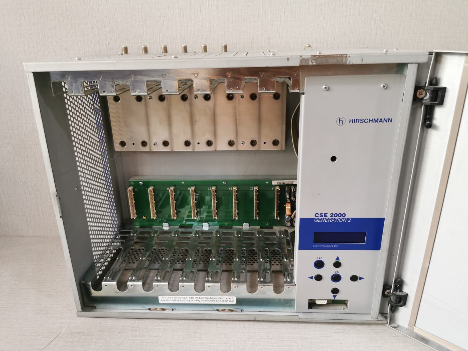 Hirschmann CSE-2000 HIRSCHMANN CSE 2000 GENERATION 2 CHANNEL PROCESSING UNIT 3