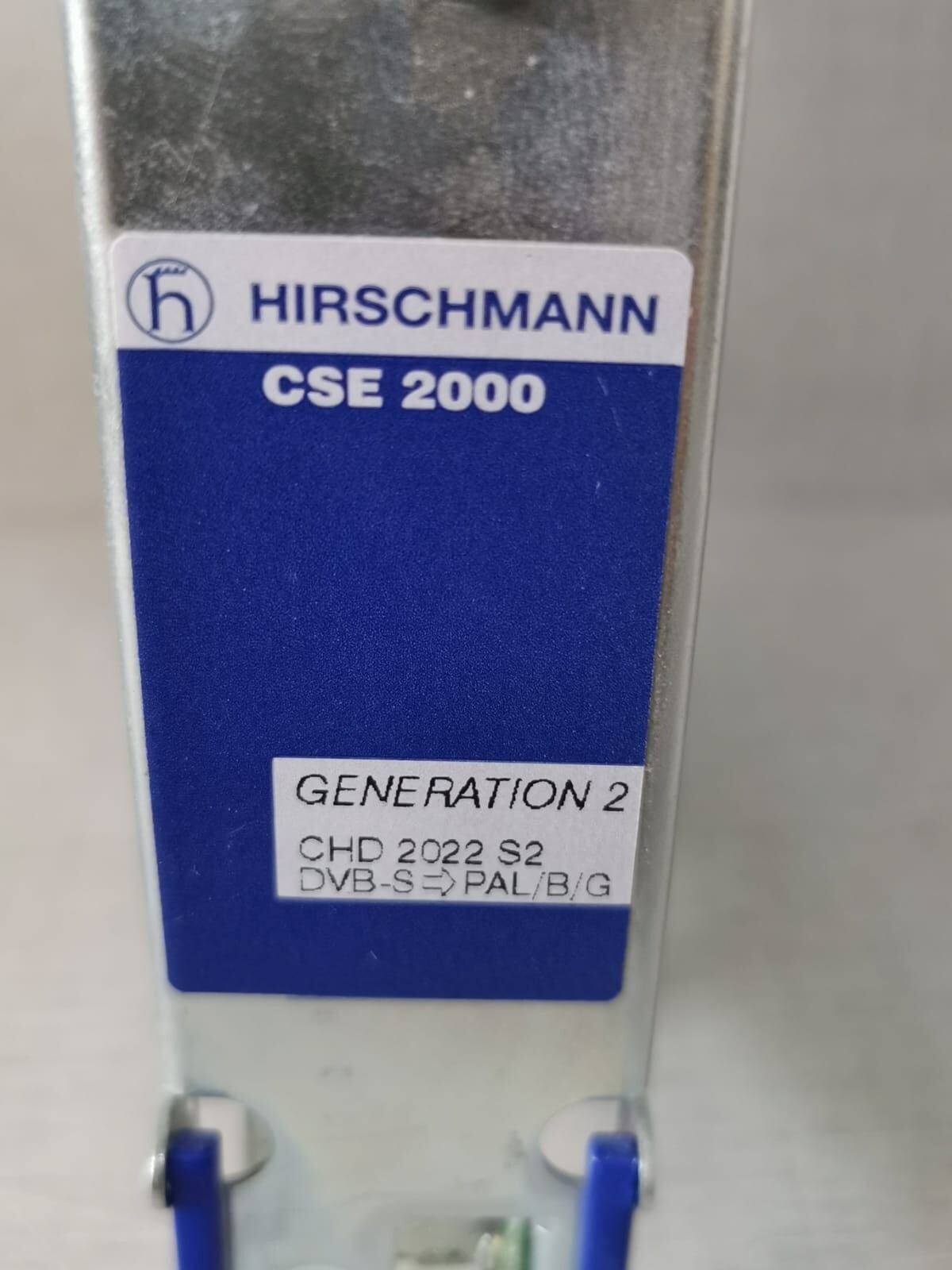 HIRSCHMANN CHD 2022 S2/ 741-276-001/01 HIRSCHMANN CSE 2000 GENERATION 2 CONTROL PANEL CHD 2022 S2/ 741-276-001/01 4