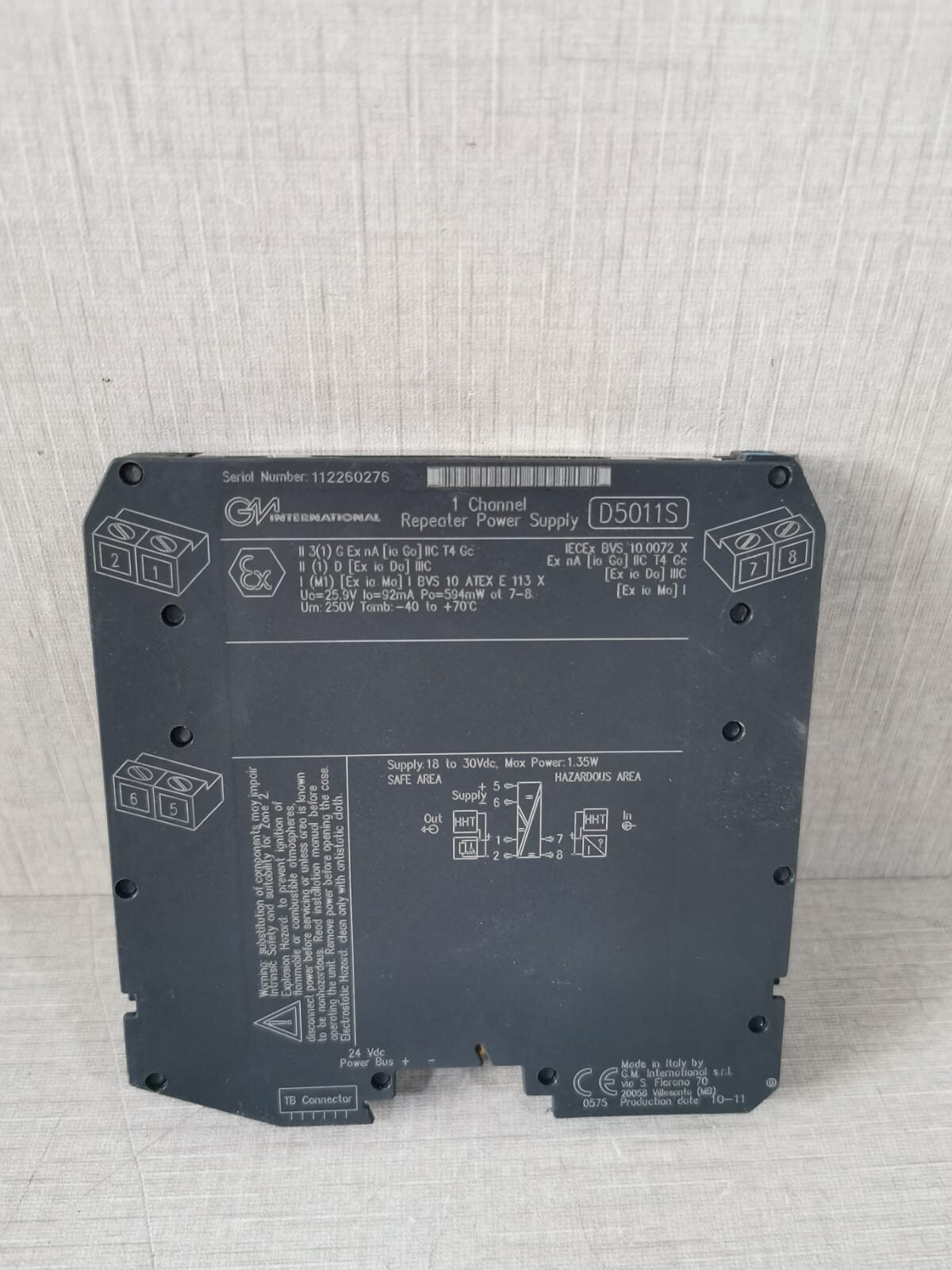 GM INTERNATIONAL D5011S GM INTERNATIONAL D5011S REPEATER POWER SUPPLY MODULE 3