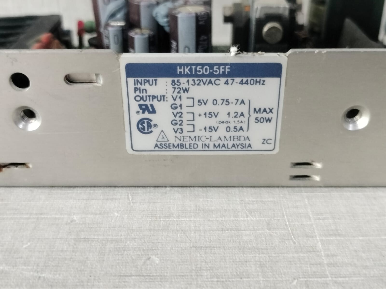 NEMIC LAMBDA HKT-50-5FF NEMIC LAMBDA HKT-50-5FF POWER SUPPLY BOARD 7