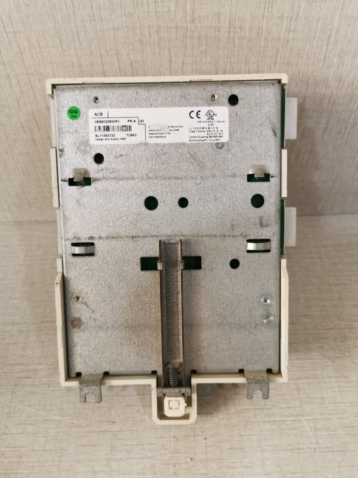 ABB 3BSE020850R1 ABB 3BSE020850R1 MODULE TERMINATION UNIT BASE PLATE FOR TU842 9