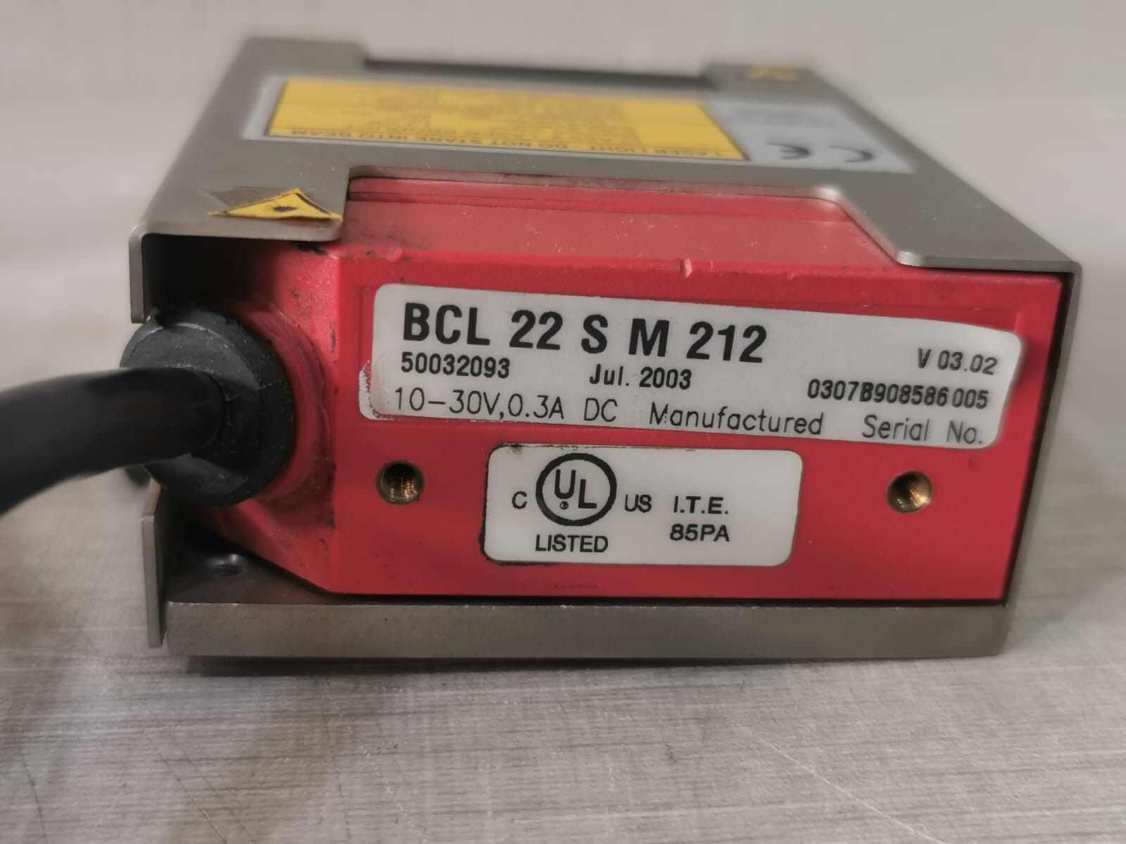 Leuze BCL-22 Leuze Electronics BCL 22 S M 212 / BCL22SM212 Bar Code Reader - W/ UNCLOSED PART 2