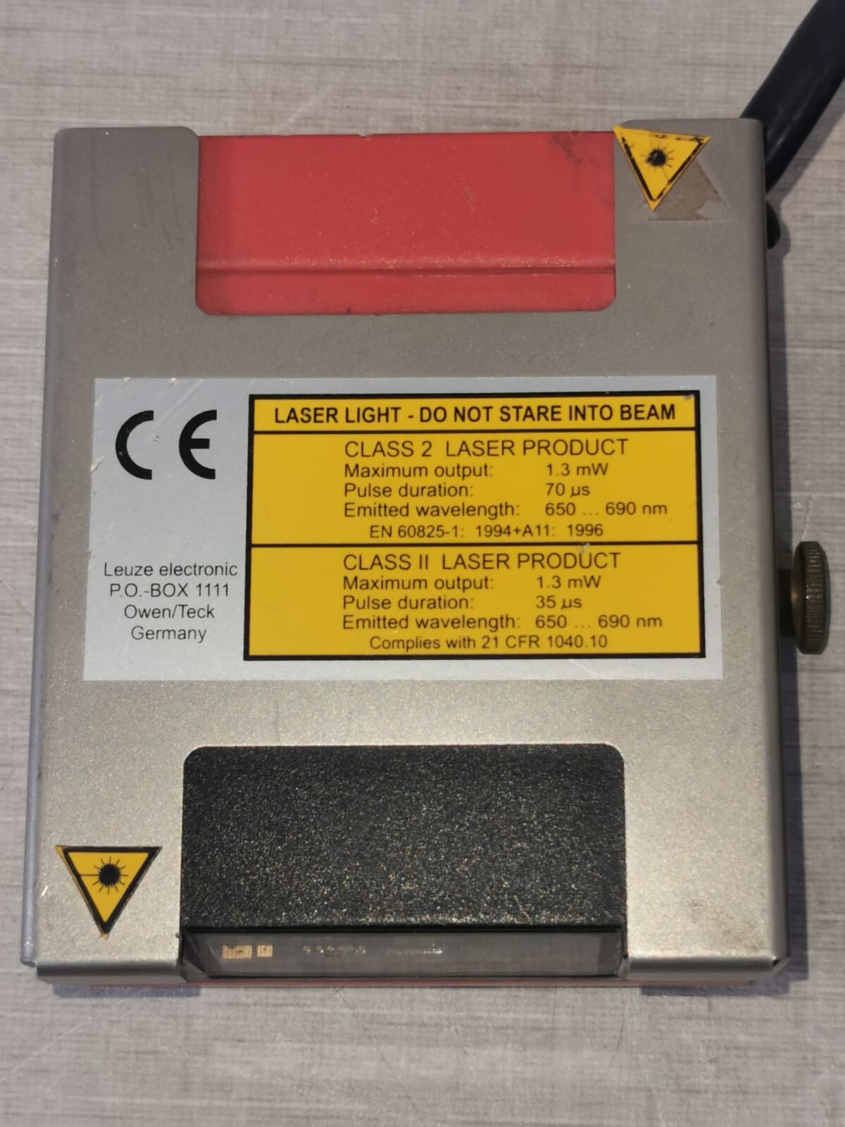 Leuze BCL-22 Leuze Electronics BCL 22 S M 212 / BCL22SM212 Bar Code Reader - W/ UNCLOSED PART 3