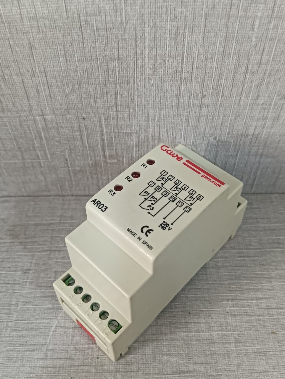 GAVE AR03 GAVE AR03 SIMULTANEOUS ALTERNATING RELAY 3 OUTPUT 6