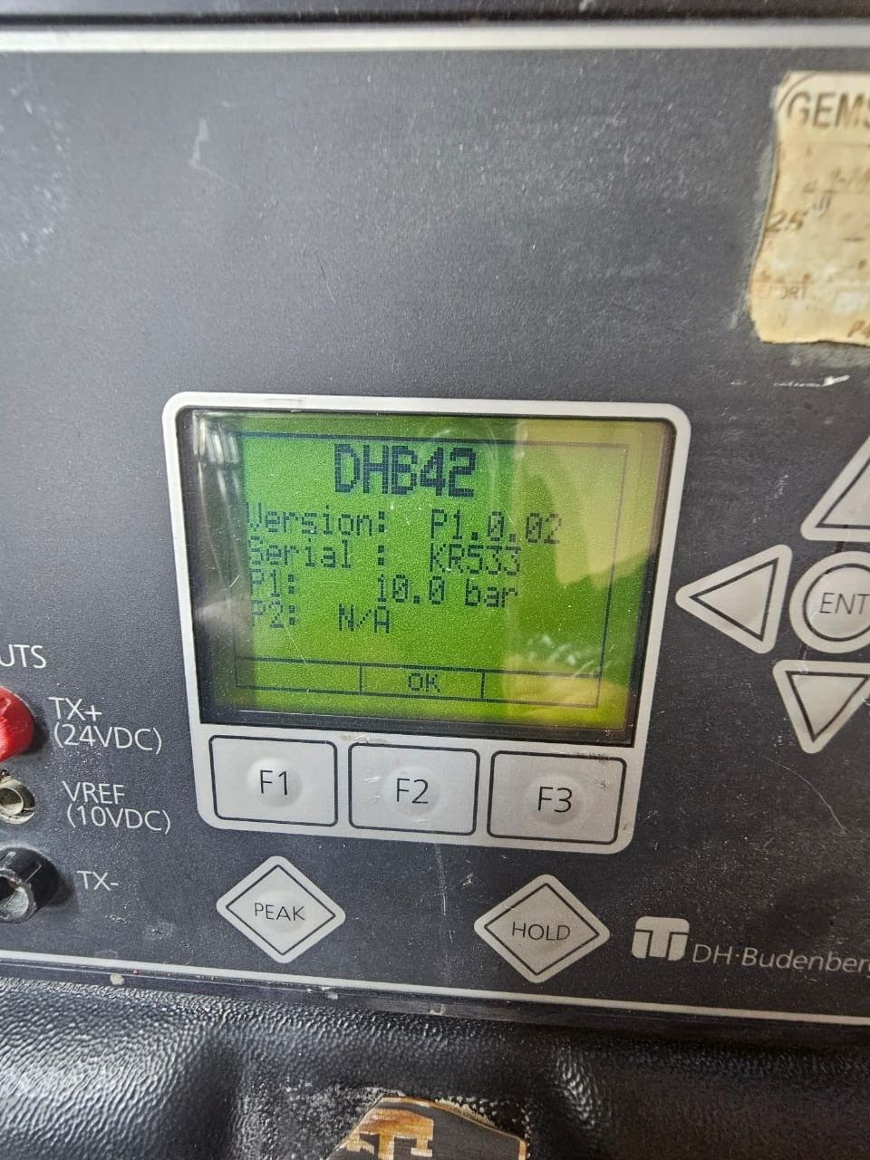 DH-BUDENBERG PPS42 / DHB42 DH-BUDENBERG PPS42 PORTABLE PNEUMATIC PRESSURE CALIBRATOR DHB42 2