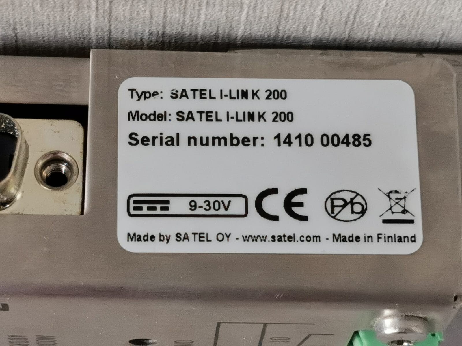 SATEL I-LINK 200 SATEL I-LINK 200 I/O CONVERTER EXTENSION MODULE 2