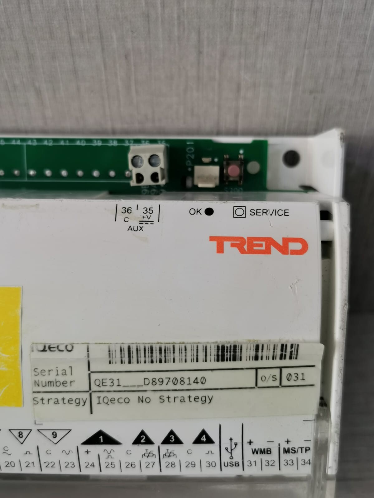 Trend IQE31-1201U80034 TREND IQEC031 / IQE31-1201U80034 TERMINAL UNIT CONTROLLERS 4