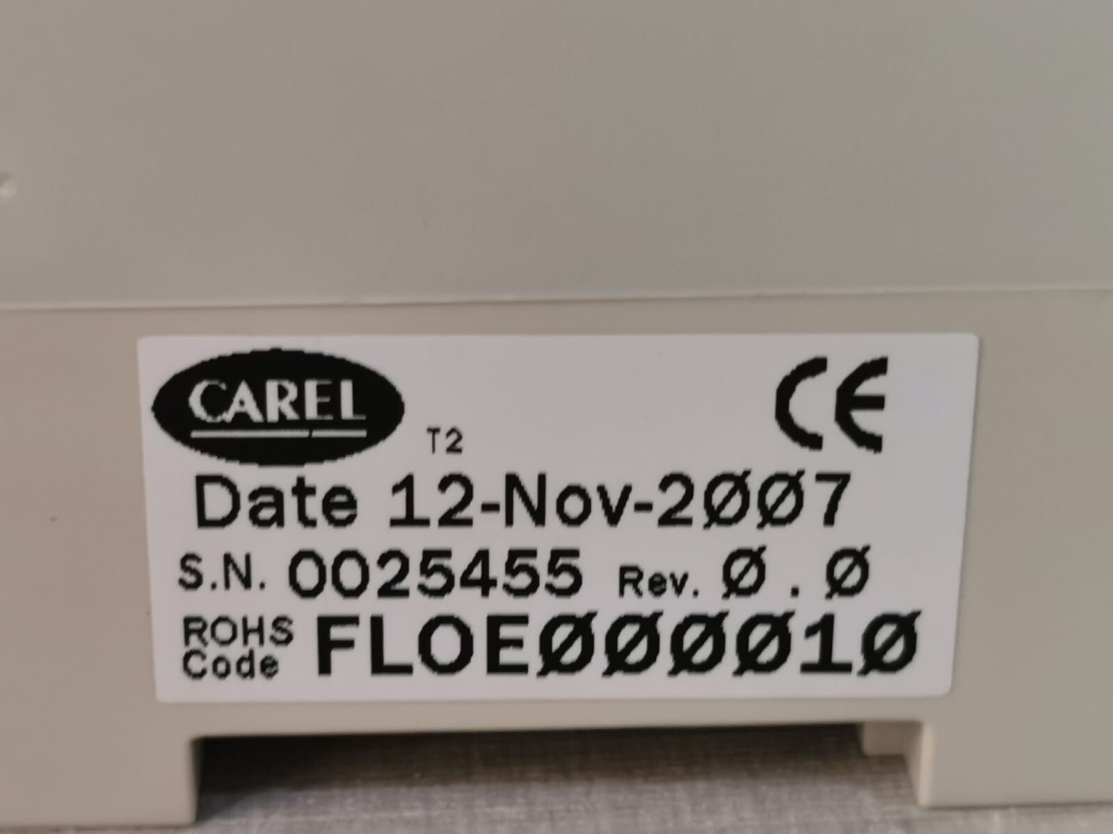 Carel FLOE000010 CAREL FLOE000010 FLOODING SENSOR DETECTOR- WITH OLD STOCK BOX 4
