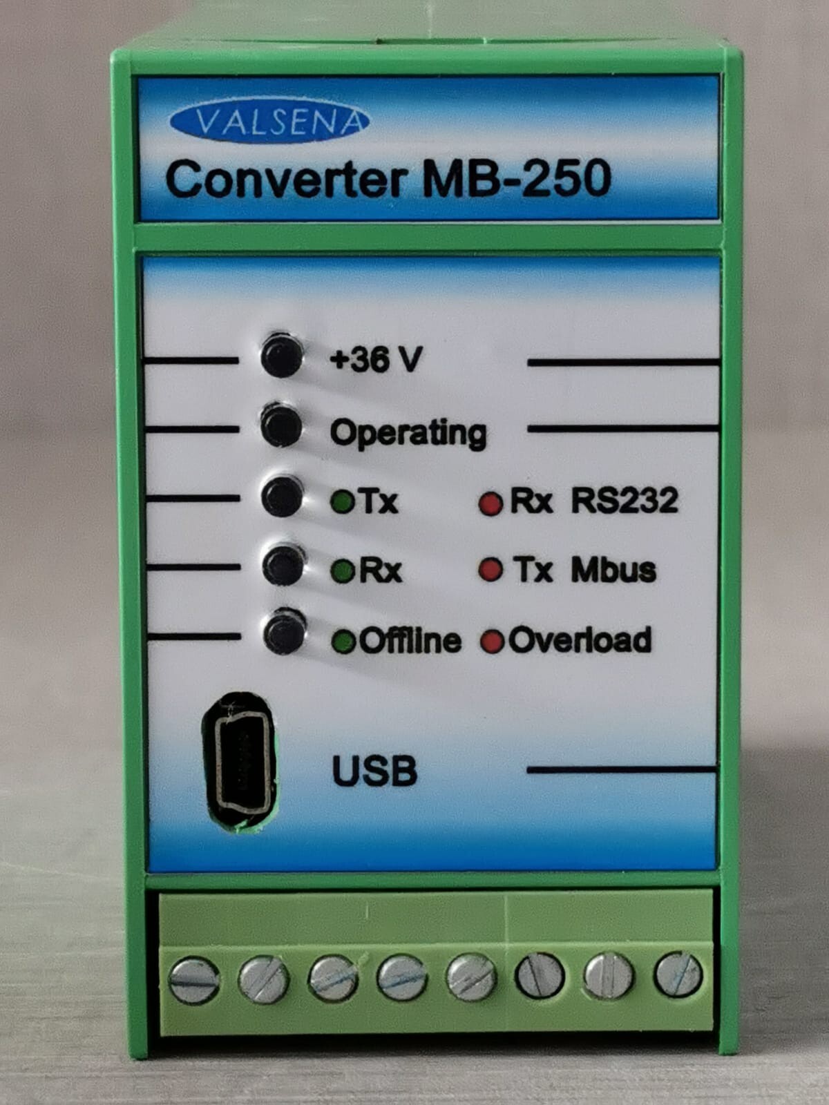 VALSENA 703.012.2 VALSENA M-BUS TO MODBUS CONVERTER MB-250 (RS232) 703.012.2 2
