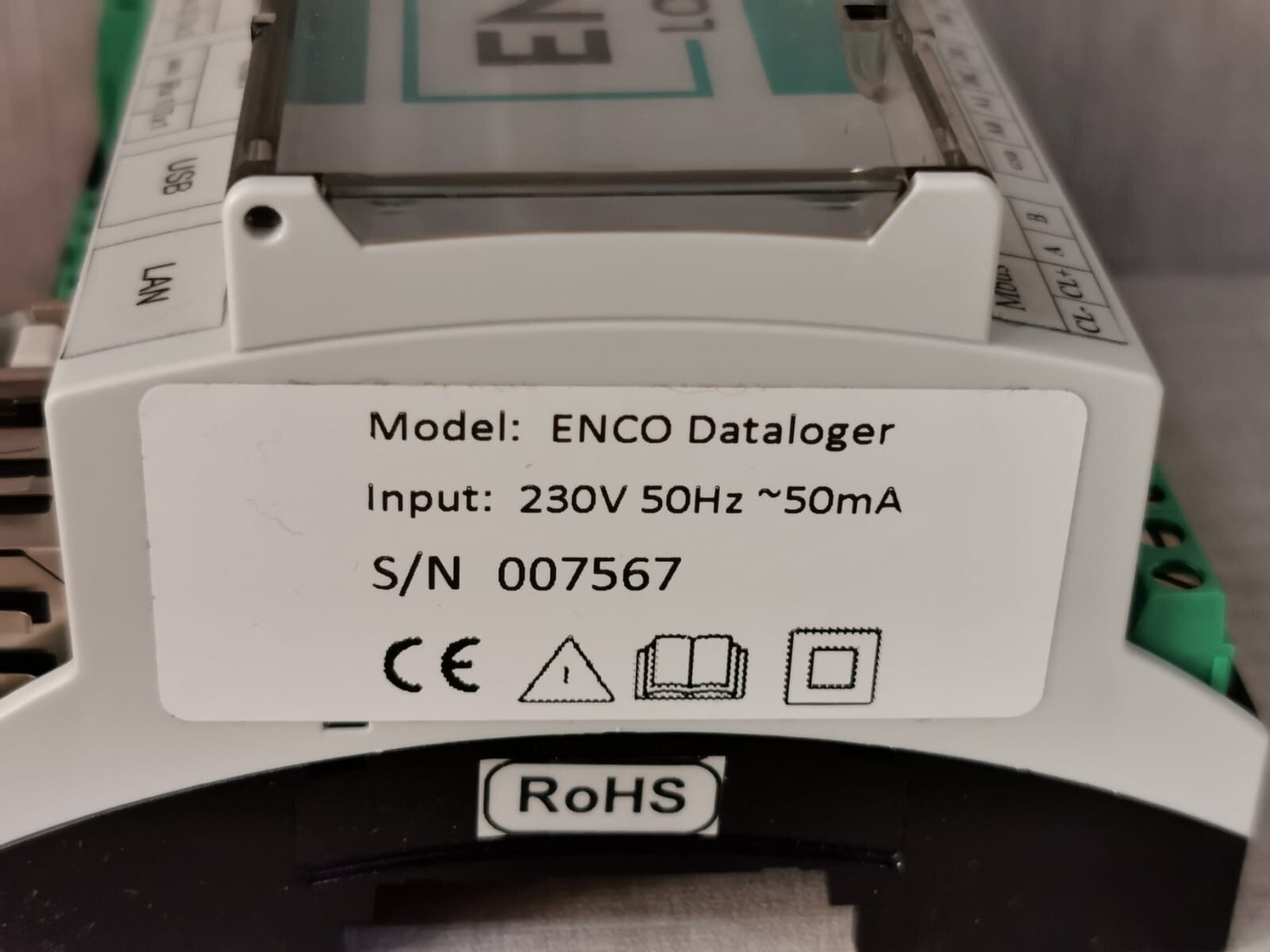 ENCO ENCO-DATALOGER-230V ENCO DataLoger 230V, 50Hz, 50mA 2