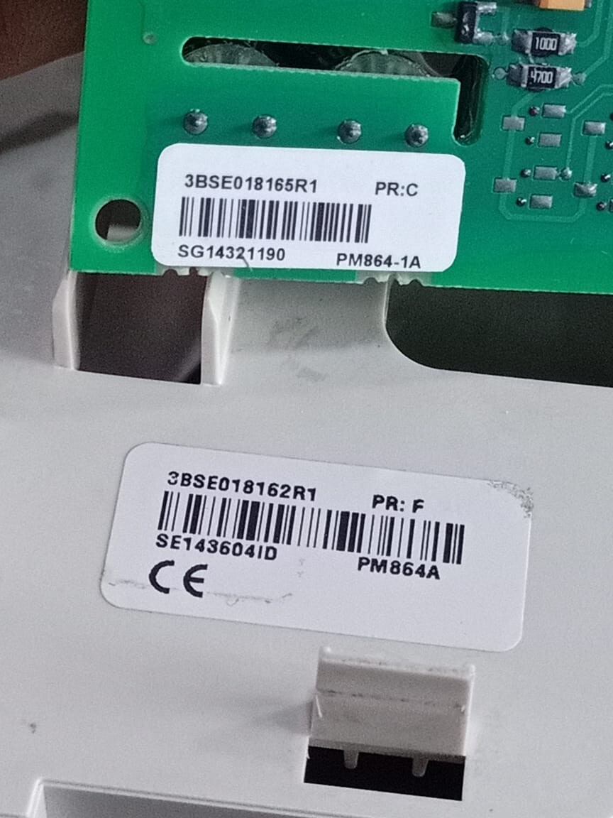 ABB 3BSE018165R1 ABB 3BSE018165R1 PR:C PM864-1A BOARD REMOVED FROM 3BSE018162R1 PR:F PM864A 2