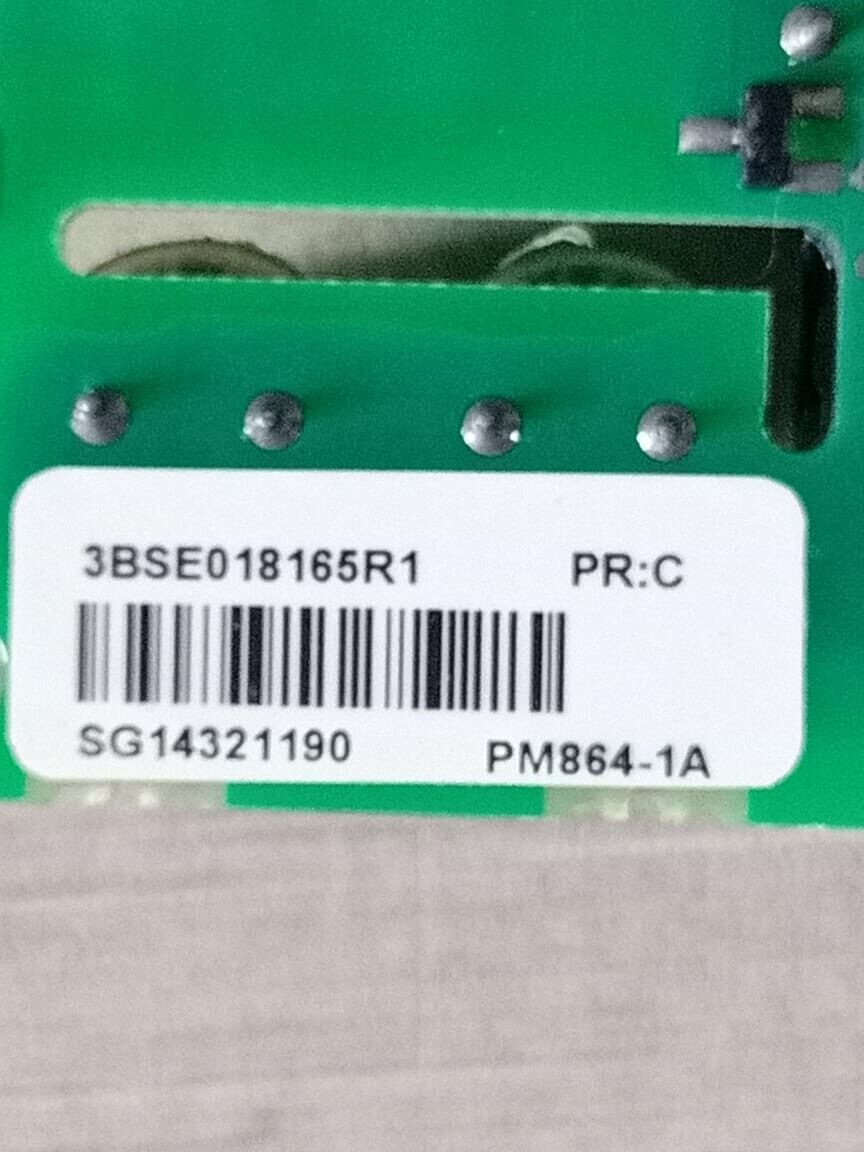 ABB 3BSE018165R1 ABB 3BSE018165R1 PR:C PM864-1A BOARD REMOVED FROM 3BSE018162R1 PR:F PM864A 3