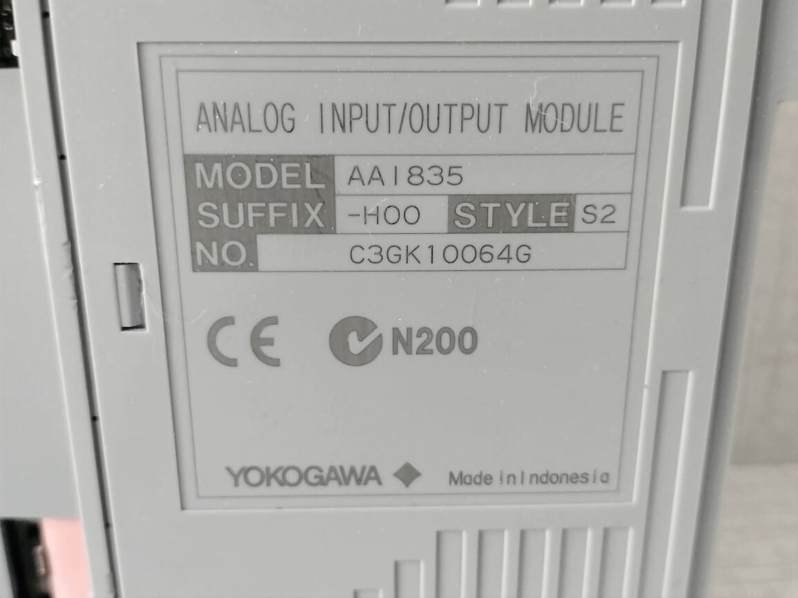 Yokogawa AAI835 -H00 YOKOGAWA AAI835-H00 S2 ANALOG INPUT/OUTPUT MODULE AAI835 6