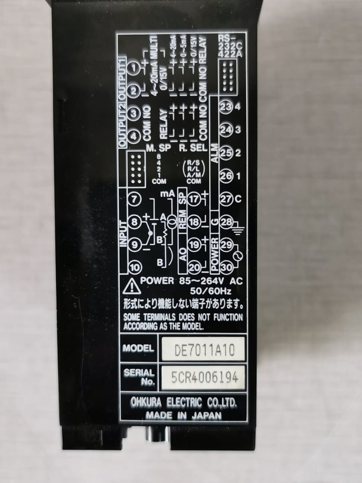 OHKURA DE7000 OHKURA DE7000 DE7011A10 10