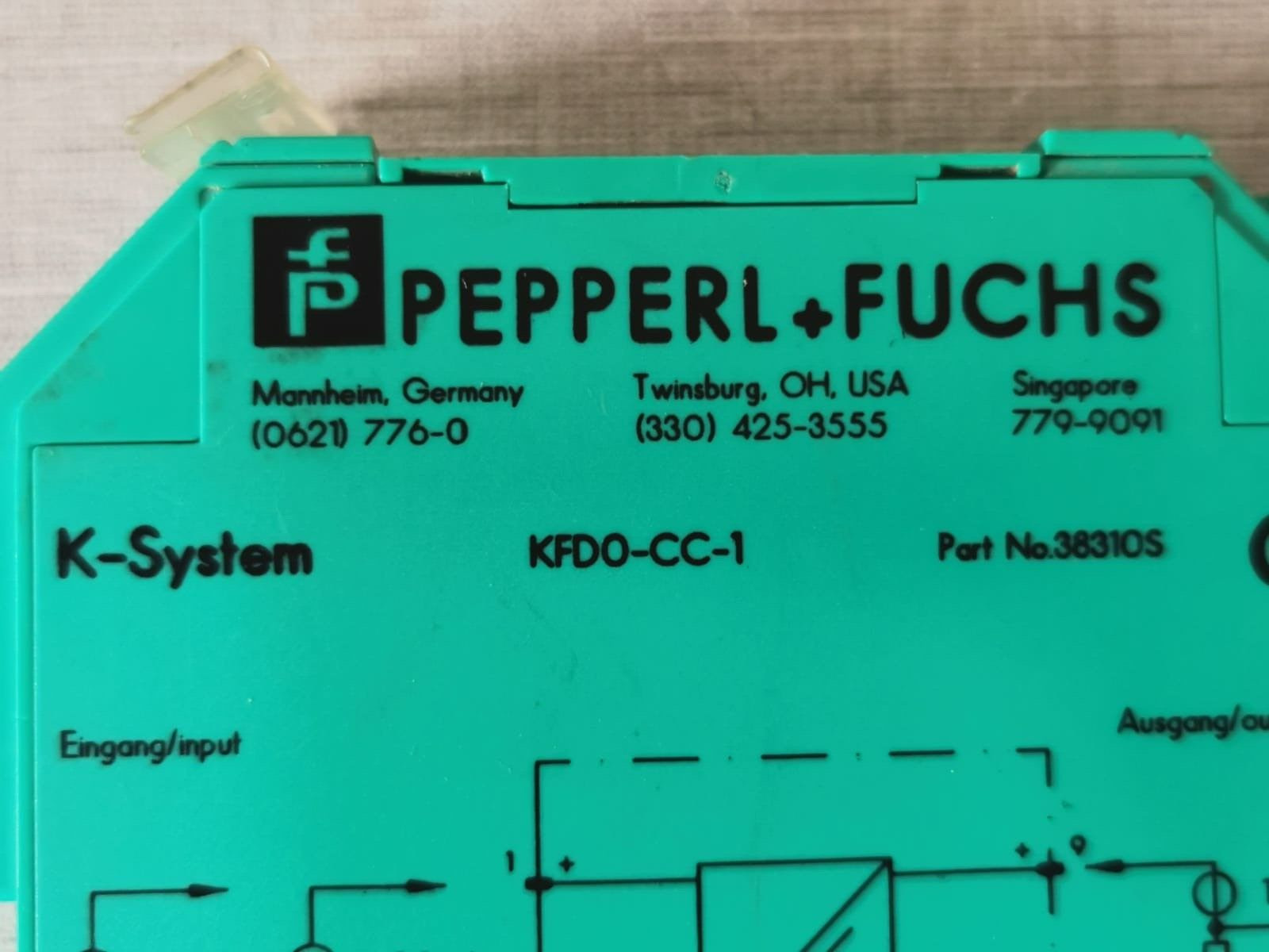 Pepperl+Fuchs 3831OS Pepperl+Fuchs KFD0-CC-1 Safety Barrier 3831OS 2