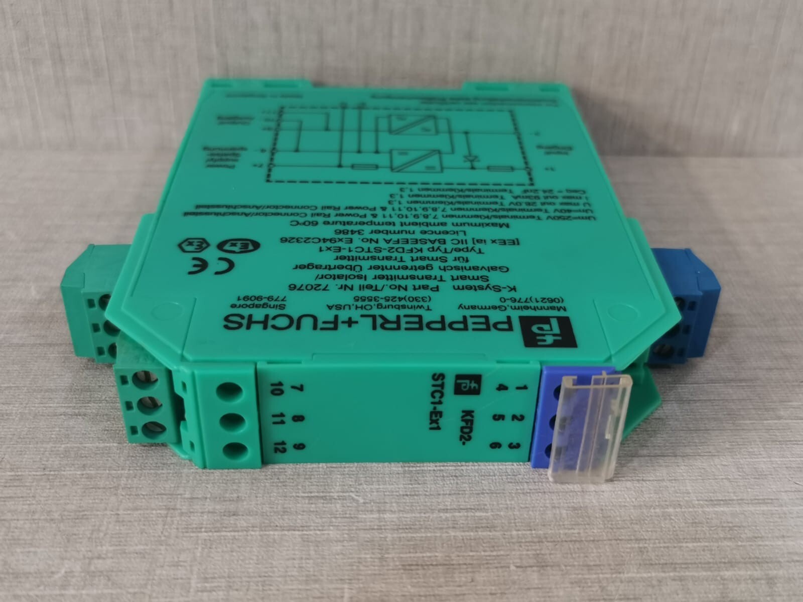Pepperl+Fuchs 72076 Pepperl+Fuchs KFD2-STC1-Ex1 Smart Transmitter Isolator 72076 6