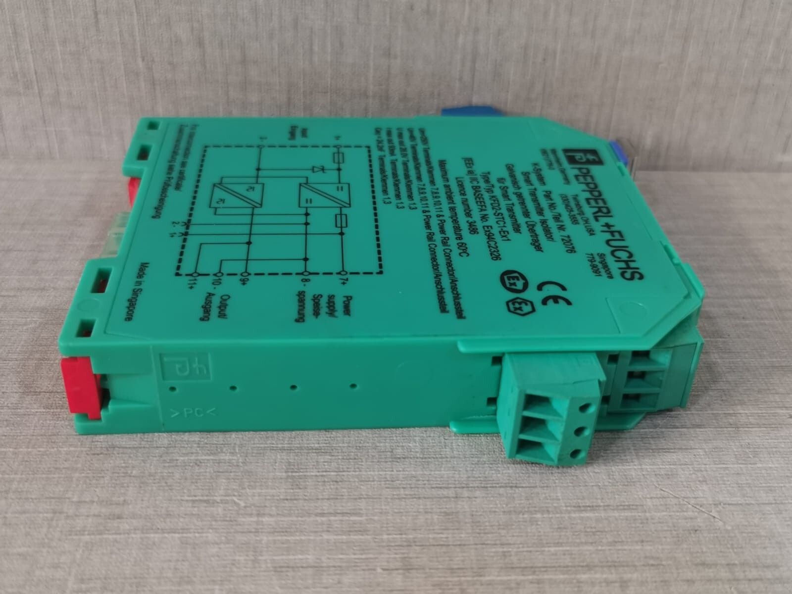 Pepperl+Fuchs 72076 Pepperl+Fuchs KFD2-STC1-Ex1 Smart Transmitter Isolator 72076 7