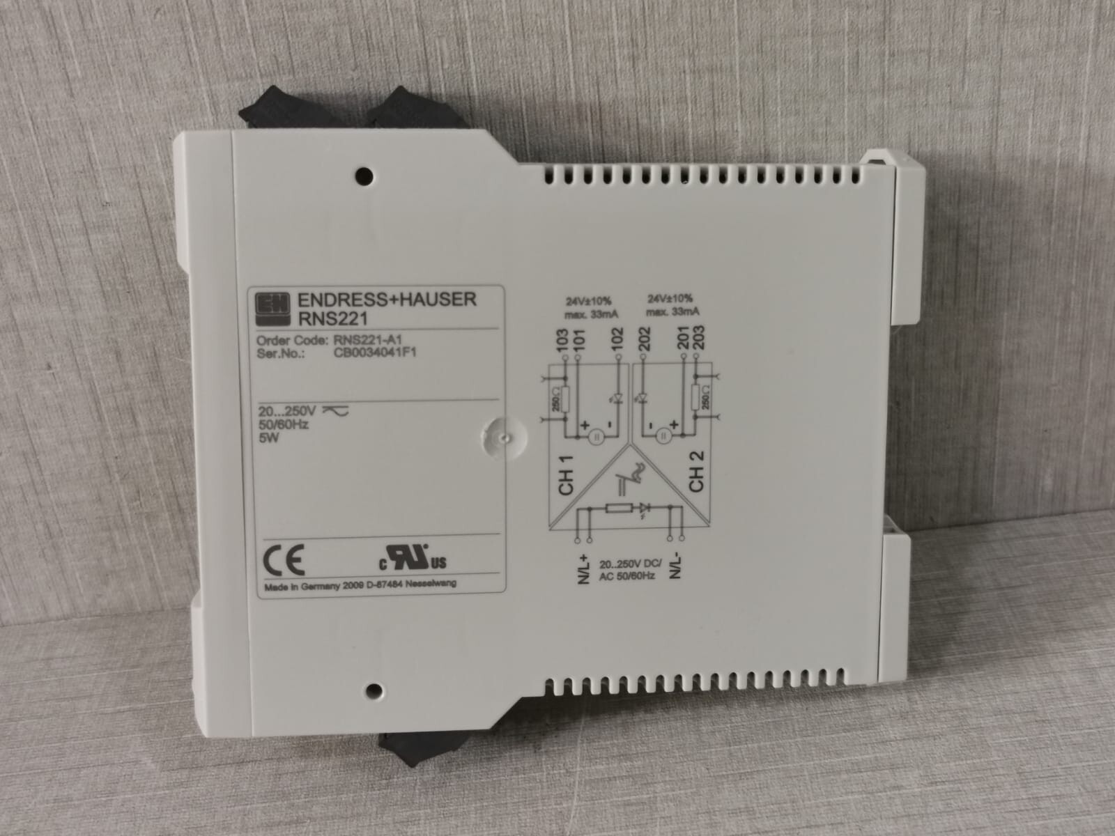 Endress+Hauser RNS221-A1 ENDRESS+HAUSER RNS221 TRANSMITTER SUPPLY RNS221-A1 6