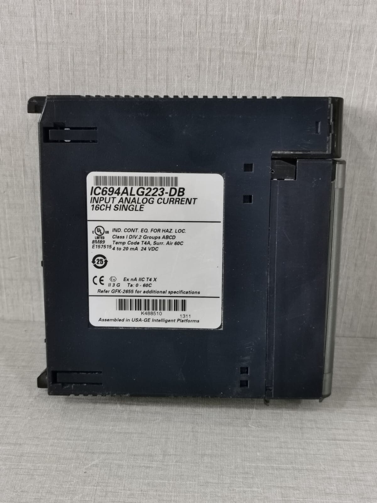 GE Fanuc IC694ALG223-DB GE FANUC IC694ALG223-DB INPUT ANALOG CURRENT, 16-CHANNEL SINGLE MODULE 6