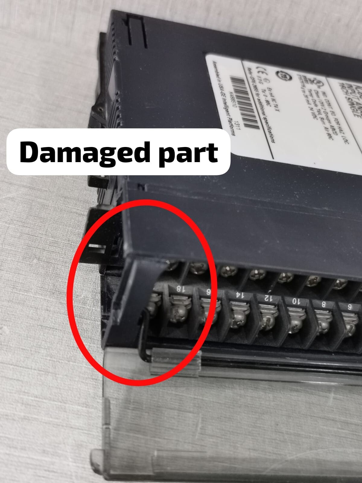 GE Fanuc IC694ALG223-DB GE FANUC IC694ALG223-DB INPUT ANALOG CURRENT, 16-CHANNEL SINGLE MODULE 7