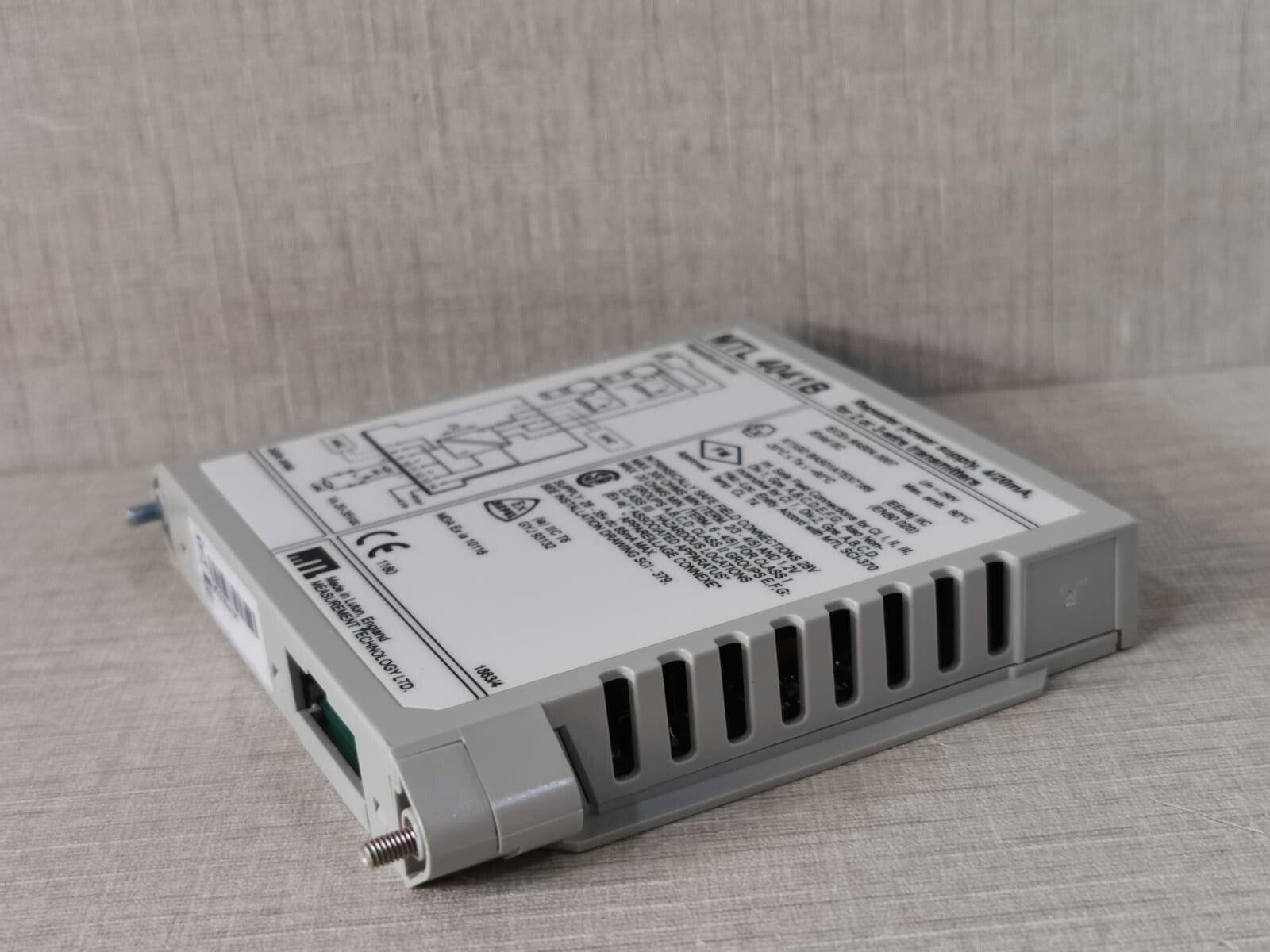 MTL MTL 4041B MTL 4041B REPEATER POWER SUPPLY,4/20mA, FOR 2 OR 3 WIRE TRASMITTERS 8