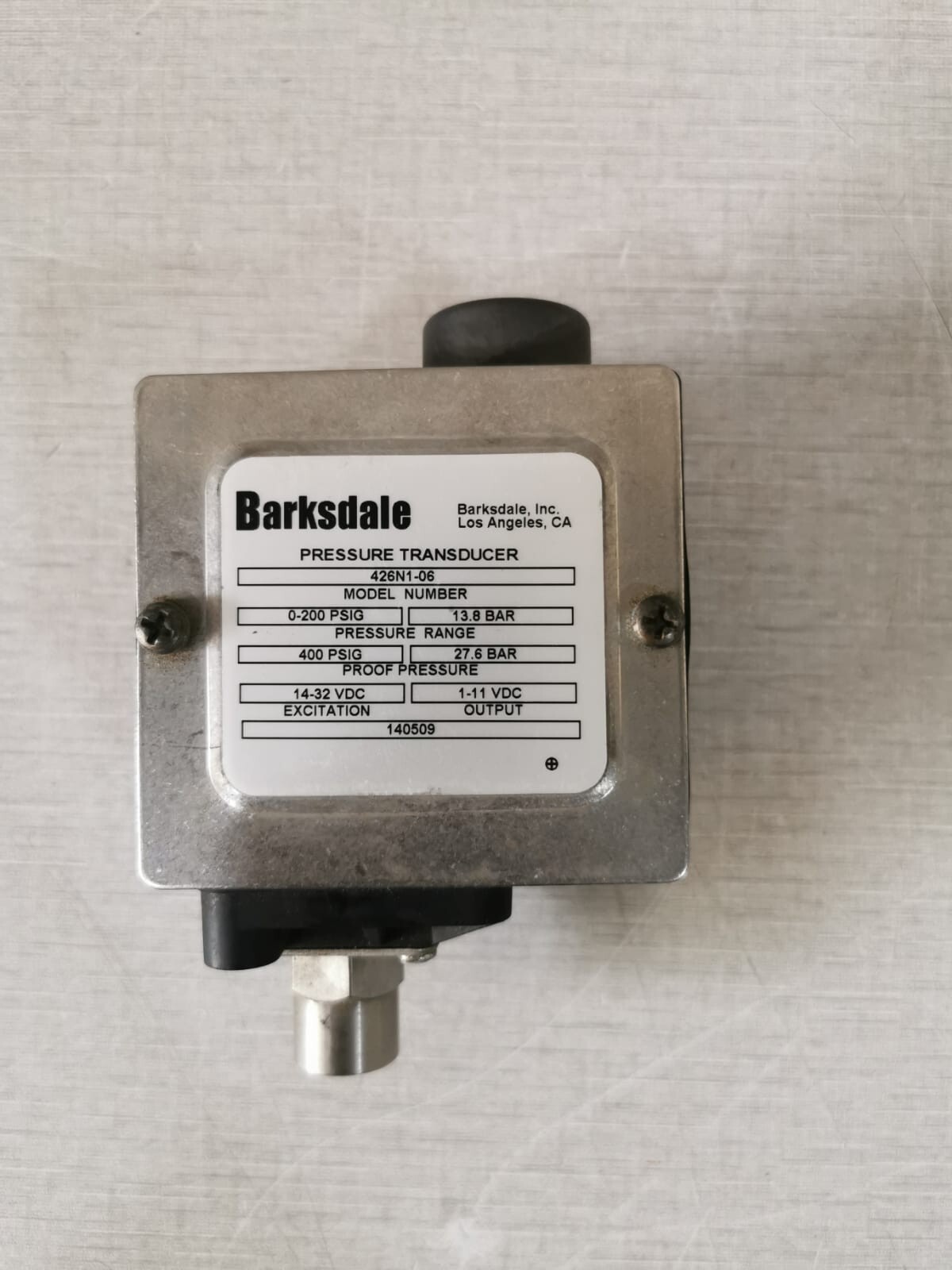 Barksdale 426N1-06 Barksdale 426N1-06 Pressure Transducer 3