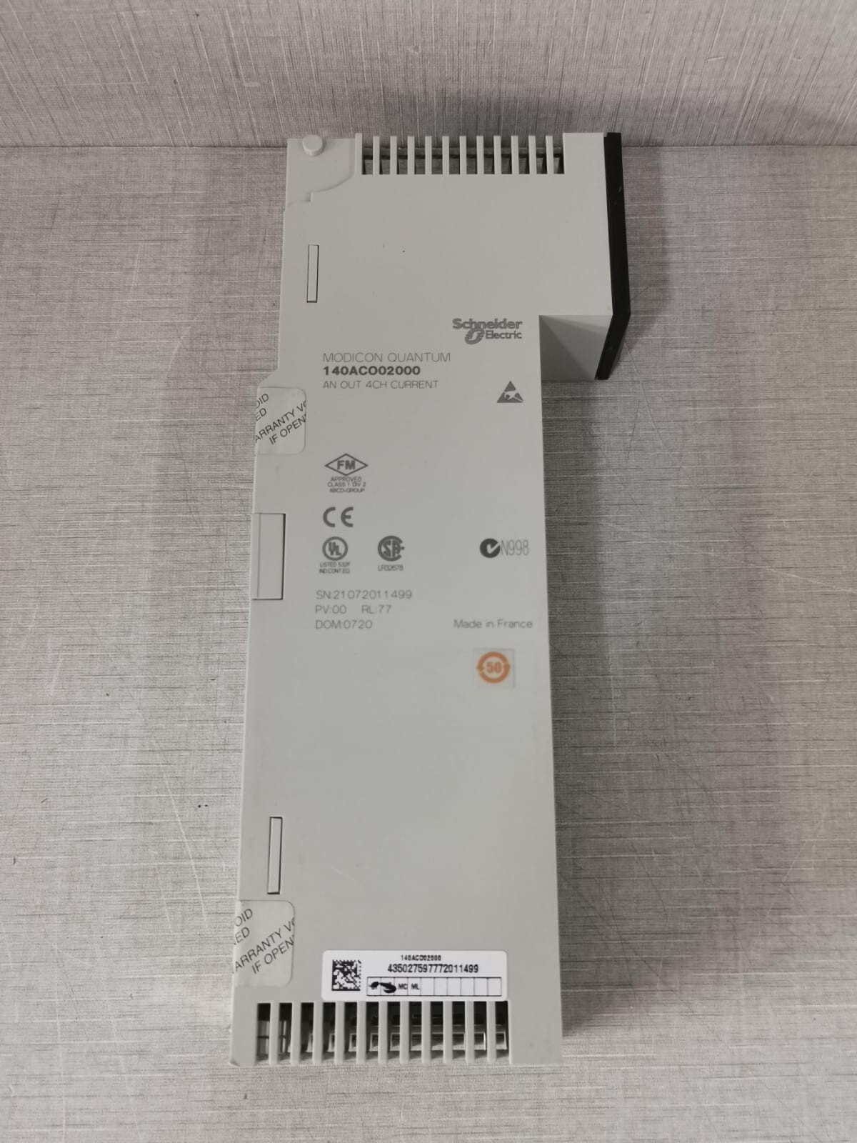 Schneider Electric 140ACO02000 SCHNEIDER ELECTRIC 140ACO02000 MODICON QUANTUM ANALOG OUTPUT 7