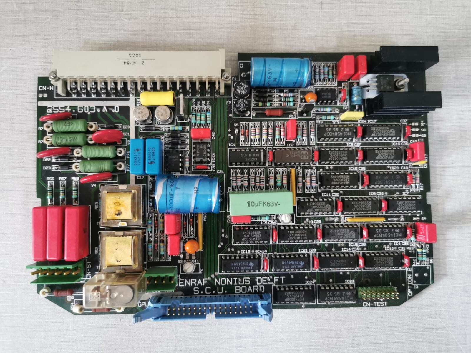 Enraf DELFT-2554 ENRAF NONIUS DELFT 2554.603-A-0 S.C.U PCB CIRCUIT BOARD 4