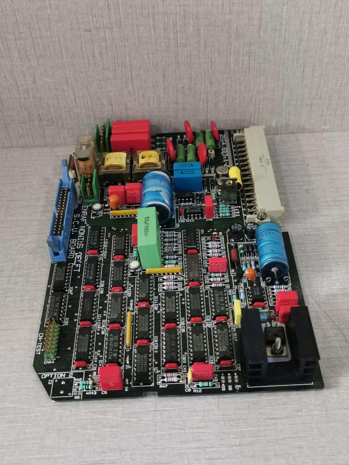 Enraf DELFT-2554 ENRAF NONIUS DELFT 2554.603-A-0 S.C.U PCB CIRCUIT BOARD 7