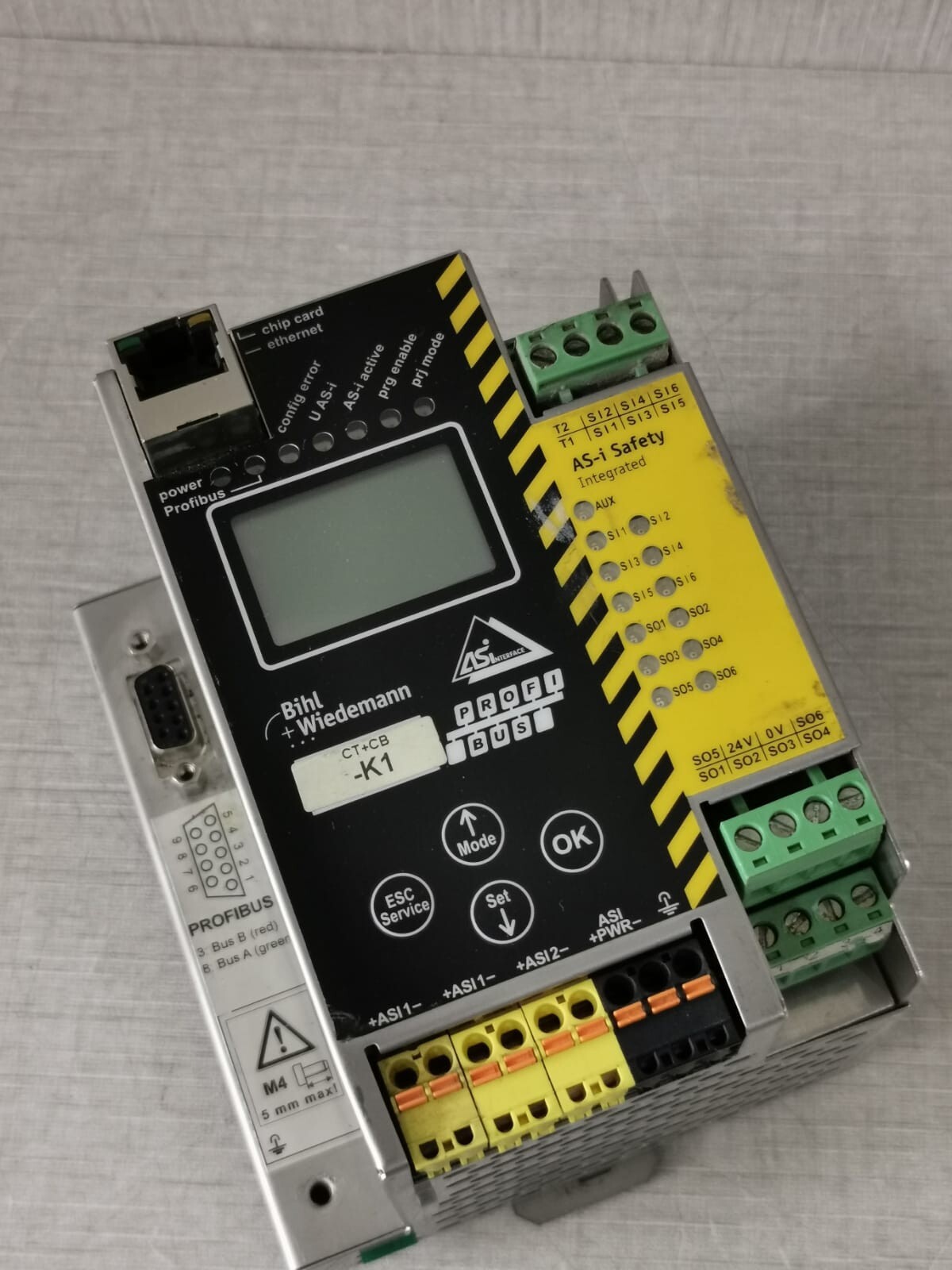 BIHL+WIEDEMANN BWU2822 BIHL+WIEDEMANN BWU2822 AS-i 3.0 PROFIBUS GATEWAY 16582 V4.3 3