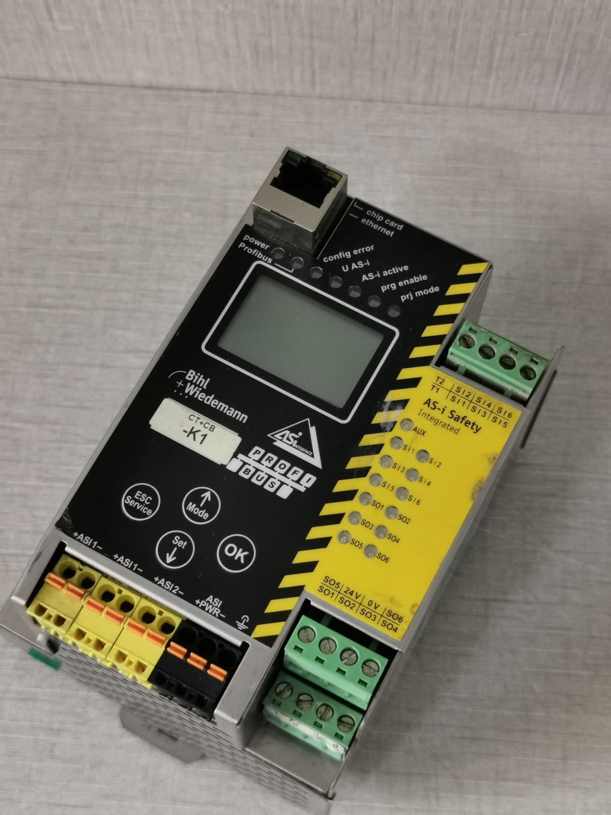 BIHL+WIEDEMANN BWU2822 BIHL+WIEDEMANN BWU2822 AS-i 3.0 PROFIBUS GATEWAY 16582 V4.3 4