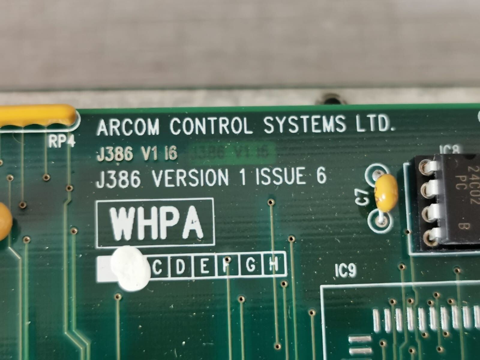 GE J386 ROSEMOUNT /ARCOM J386 INTERCHANGE MODULE VERSION 1 ISSUE 6 7