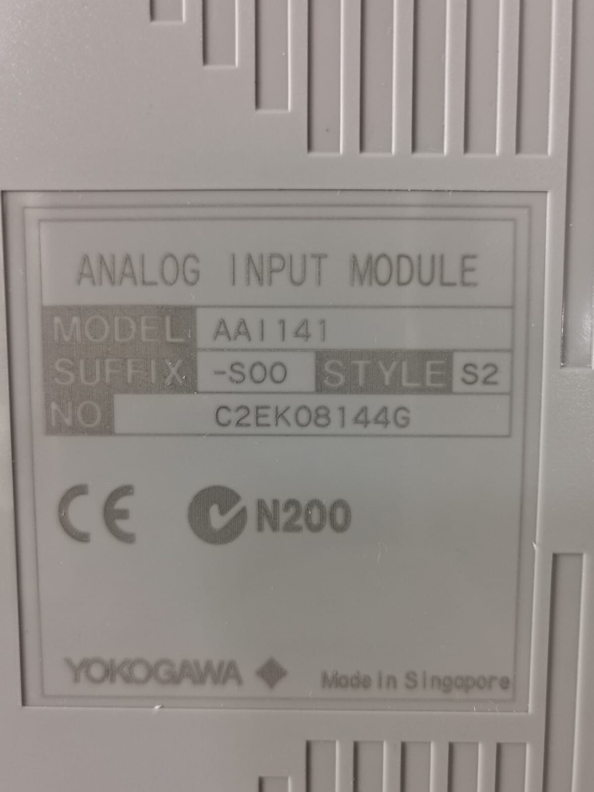 Yokogawa AAI141-S00 YOKOGAWA AAI141-S00 STYLE 2 ANALOG INPUT MODULE- WITH OLD STOCK BOX 4