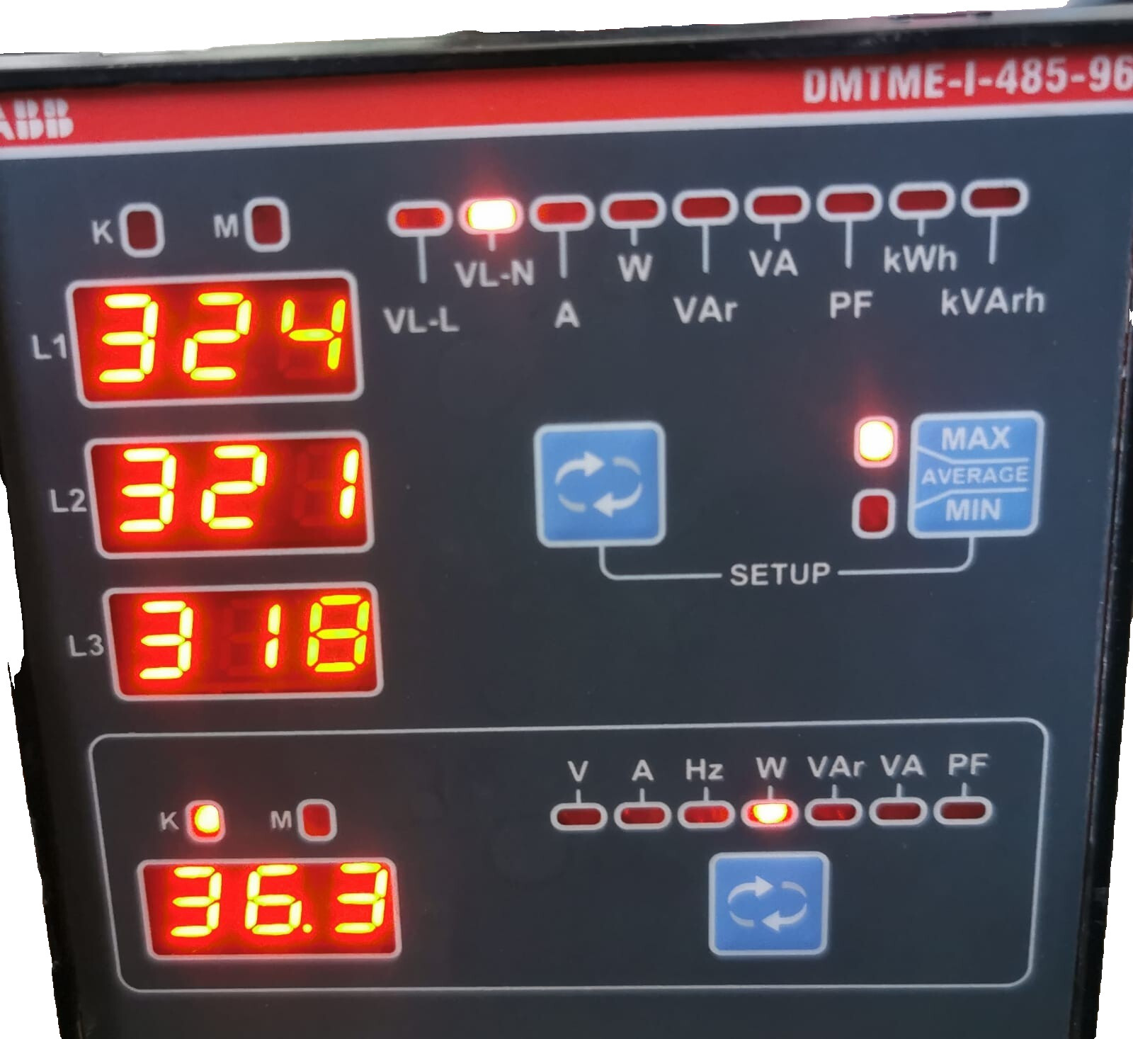 ABB DMTME-I-485-96 ABB DMTME-I-485-96 DIGITAL MULTIMETER 2CSG163030R4022 4