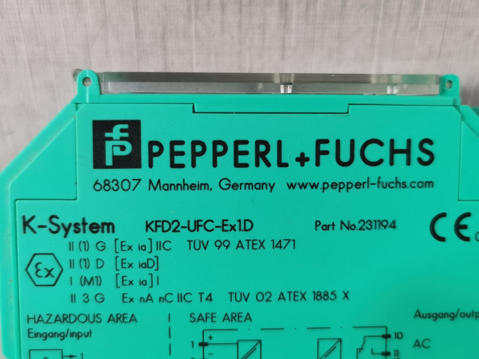 Pepperl+Fuchs KFD2-UFC-EX1.D PEPPERL+FUCHS KFD2-UFC-Ex1.D FREQUENCY CONVERTER 231194- WITH OLD STOCK BOX 3