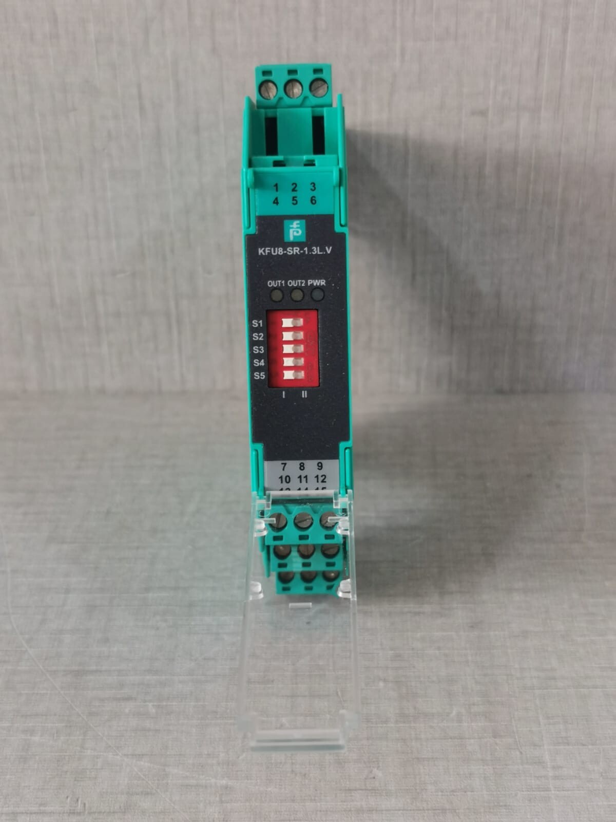 Pepperl+Fuchs KFU8-SR-1.3L.V PEPPERL+FUCHS KFU8-SR-1.3L.V Switch Amplifier Timer Relay P/n: 213968 2