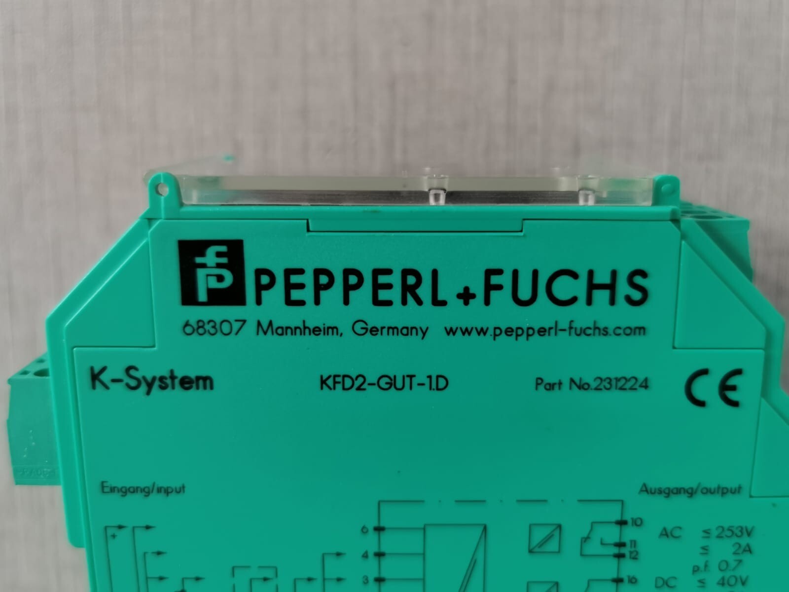 Pepperl+Fuchs KFD2-GUT-1.D PEPPERL+FUCHS KFD2-GUT-1.D TEMPERATURE CONVERTER 231224- WITH OLD STOCK BOX 3