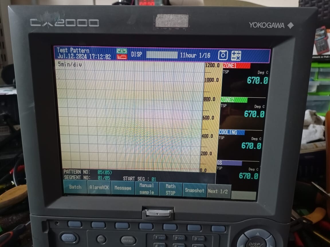 Yokogawa CX2420-3-2-2 YOKOGAWA CX2000 DAQSTATION CX2420-3-2-2 S3 CST1/BT1/M1/PG2/S50 7