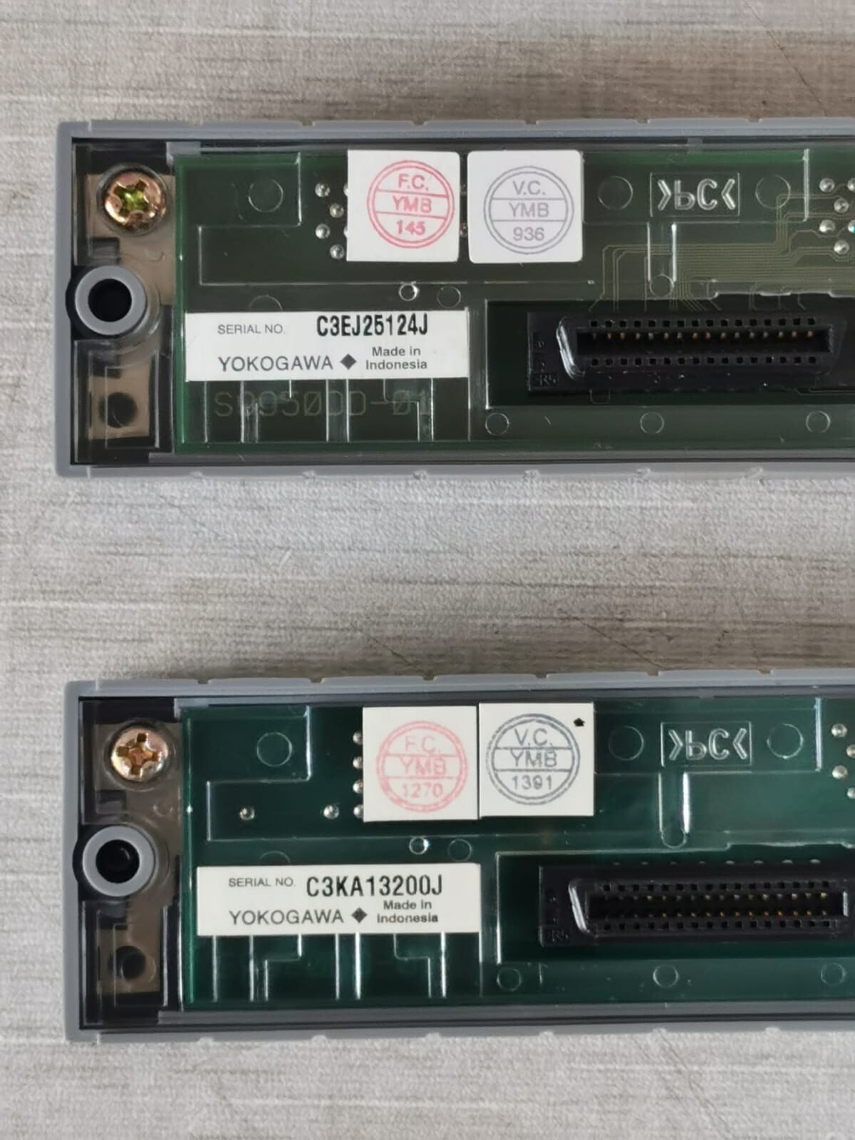 Yokogawa CN1 YOKOGAWA ESB BUS ADDRESS FRONT CONNECTOR CN1 + CN1&2 - Without Original Box 4
