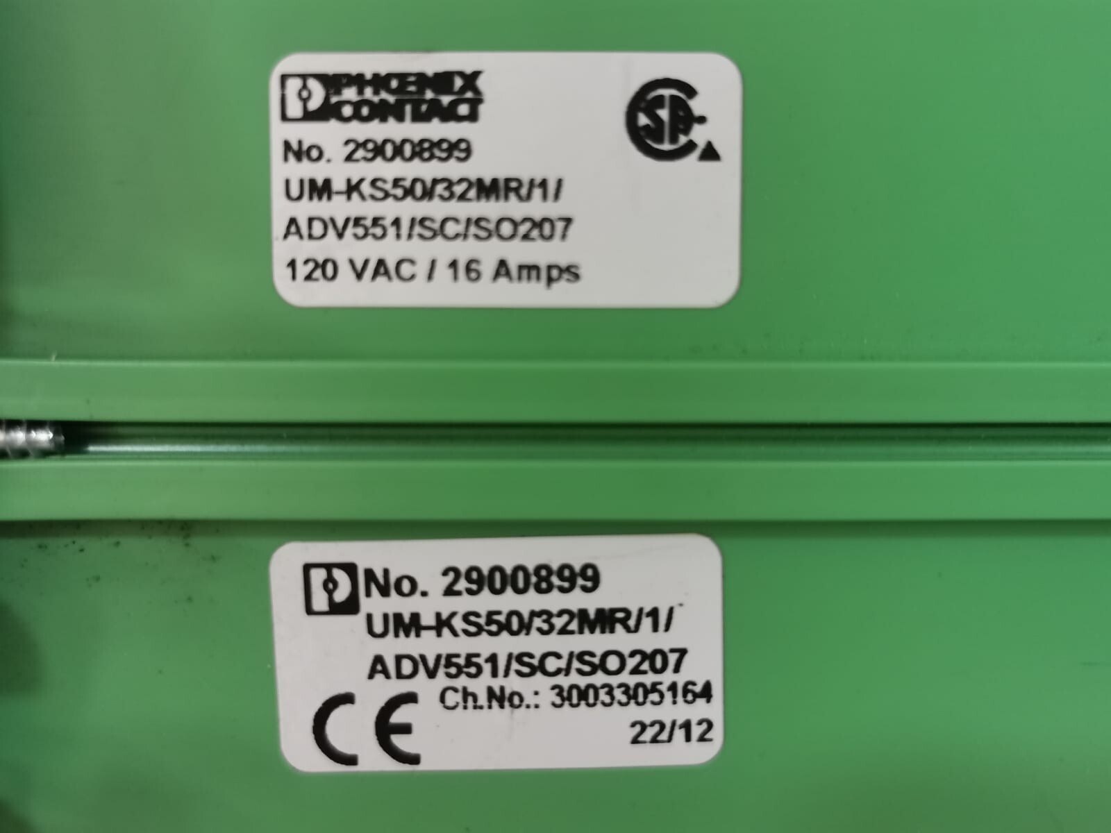 Phoenix Contact KS50/32MR/1/ADV551/SC/SO27 PHOENIX CONTACT 2900899 MULTIPLE RELAY MODULE UM-KS50/32MR/1/ADV551/SC/SO27 10