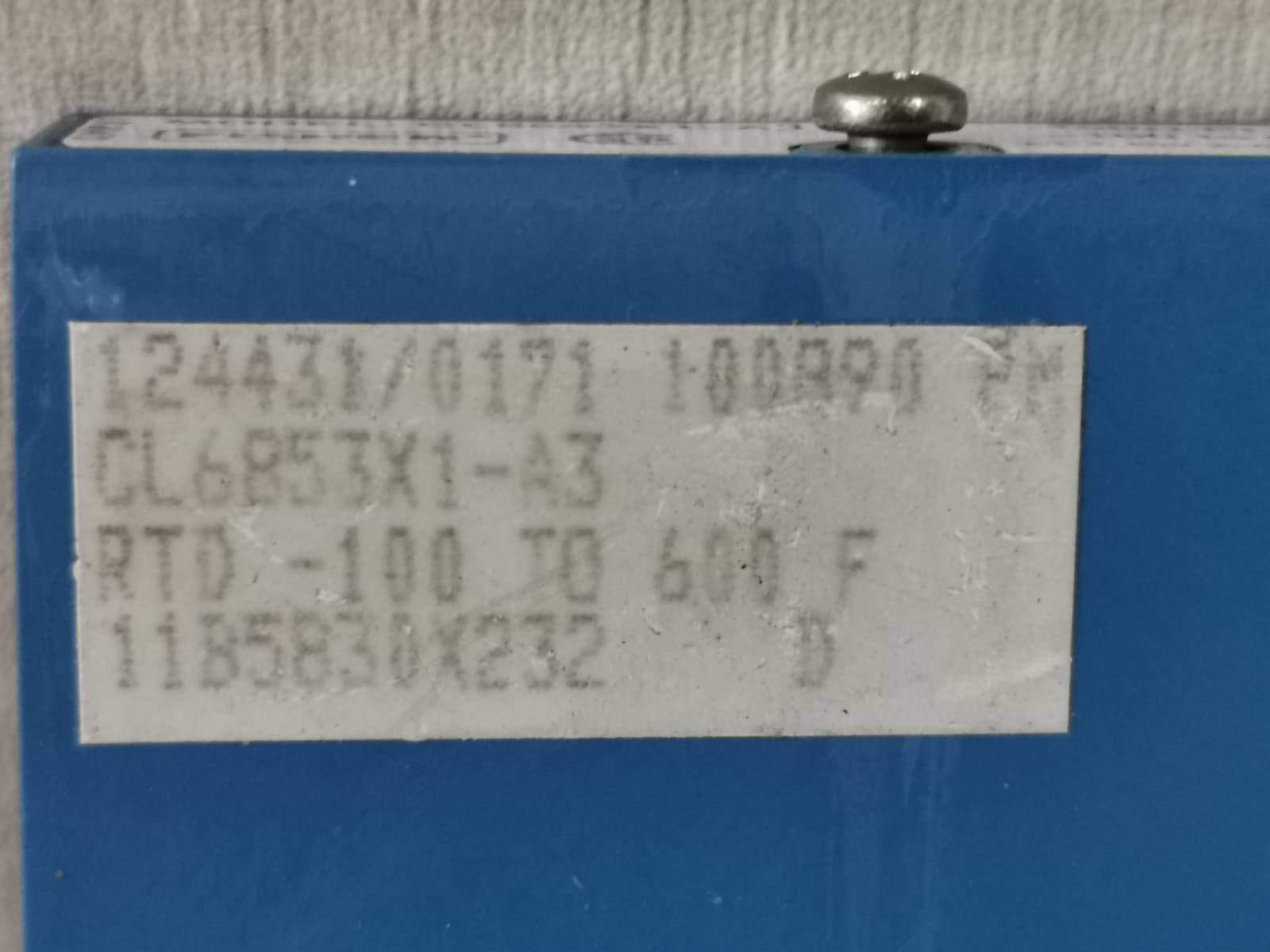 Fisher 11B5830X232 D FISHER CL6853X1-A3 11B5830X232 D TEMPERATURE DETECTOR 5