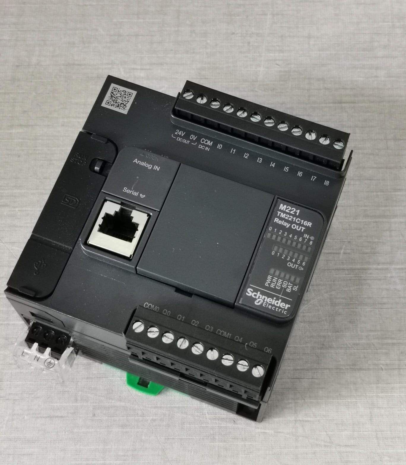 Schneider Electric TM221C16R SCHNEIDER ELECTRIC MODICON TM221C16R PLC MODULE PROGRAMMABLE 3