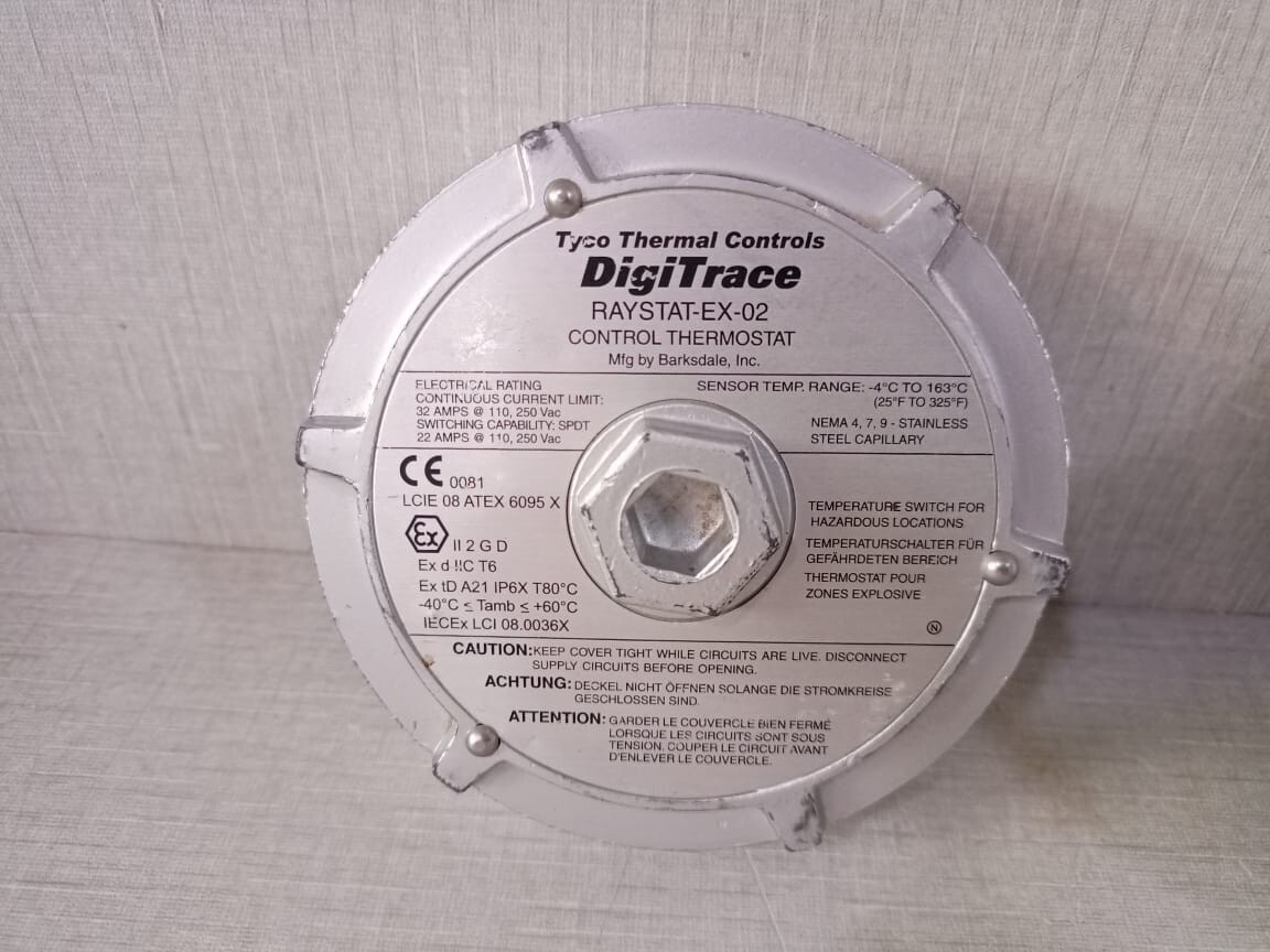 TYCO EX-02 Tyco Thermal Controls RAYSTAT-EX-02 Control Thermostat By Barksdale 8