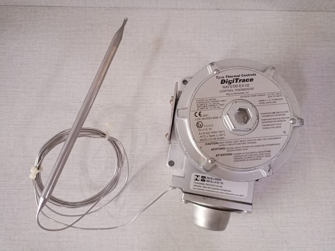 Tyco Thermal Controls RAYSTAT-EX-02 Control Thermostat By Barksdale