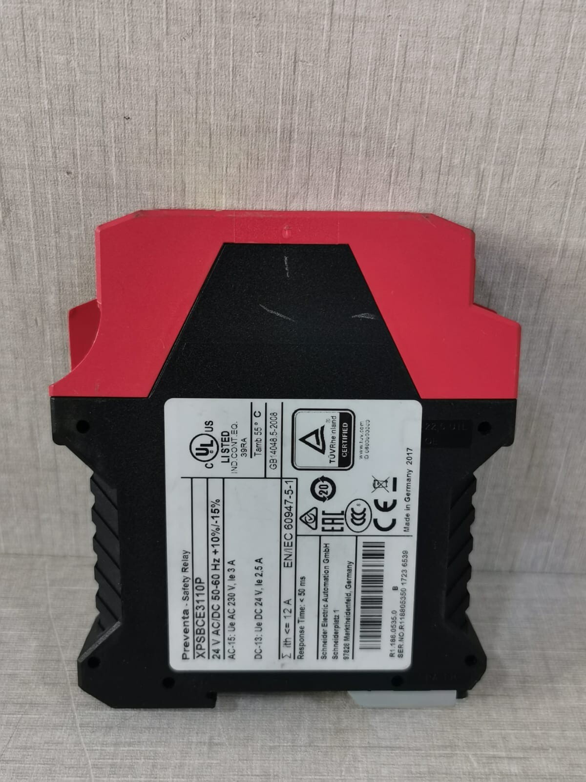 Schneider Electric XPSBCE3110P SCHNEIDER ELECTRIC XPSBCE3110P PREVENTA-SAFETY RELAY 4