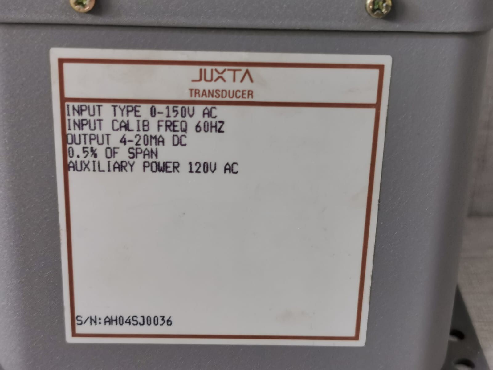 Yokogawa 246922-330-AHD-1 Yokogawa 246922-330-AHD-1 AC Voltage Transducer 4