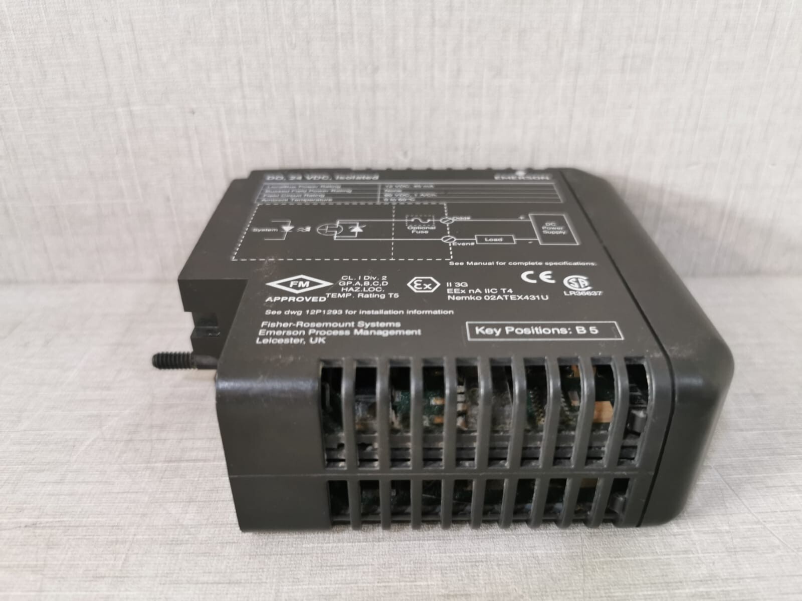 Rosemount KJ3001X1-BG1 FISHER-ROSEMOUNT KJ3001X1-BG1 DISCRETE OUTPUT PLC MODULE 12P0557X162 10